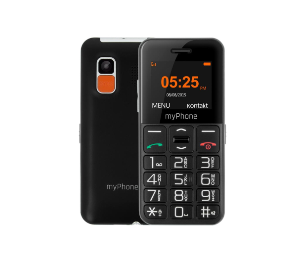 myPhone Halo EASY czarny - 373253 - zdjęcie